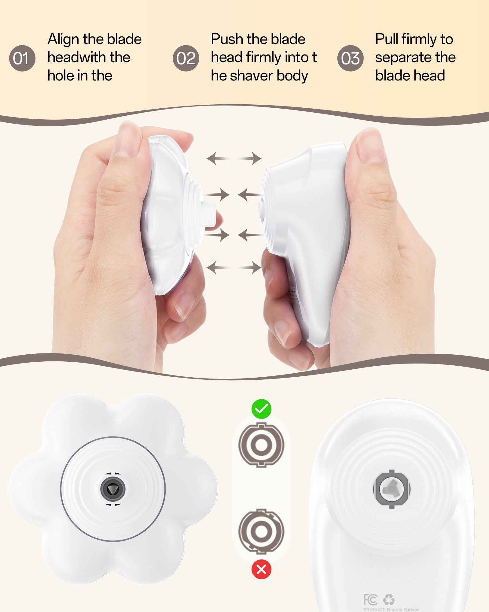 5-in-1 Electric Razors for Women